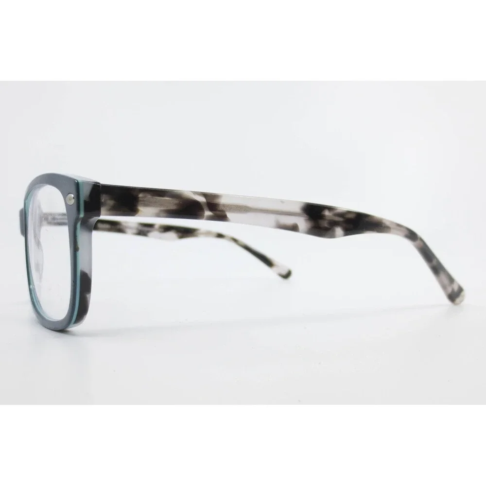 Sofia Vergara Catalina Teal Gray Tortoise Rectangular Eyeglasses Frames